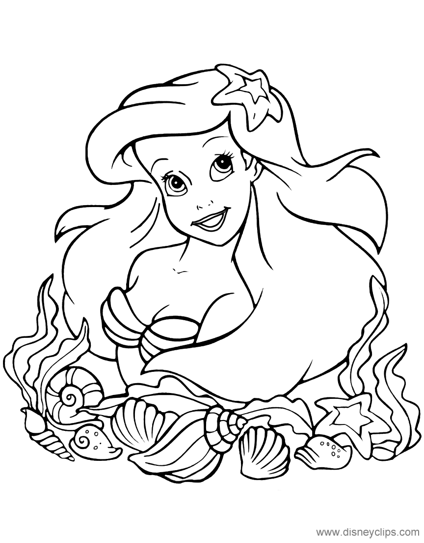 Mermaid Coloring Pages Free Printable 51