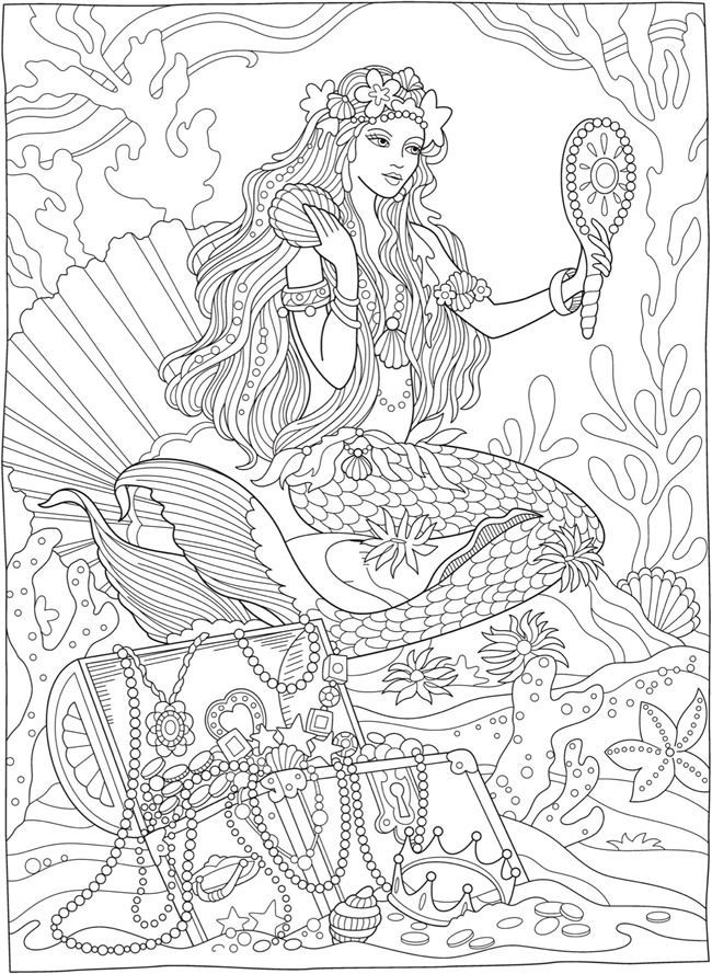 Mermaid Coloring Pages Free Printable 66