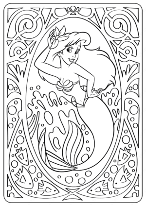 Mermaid Coloring Pages Free Printable 73