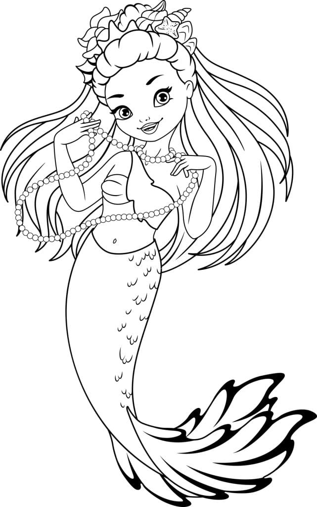 Mermaid Coloring Pages Free Printable 79
