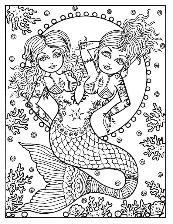 Mermaid Coloring Pages Free Printable 84