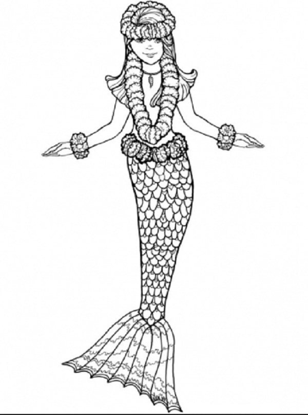 Mermaid Coloring Pages Free Printable 87