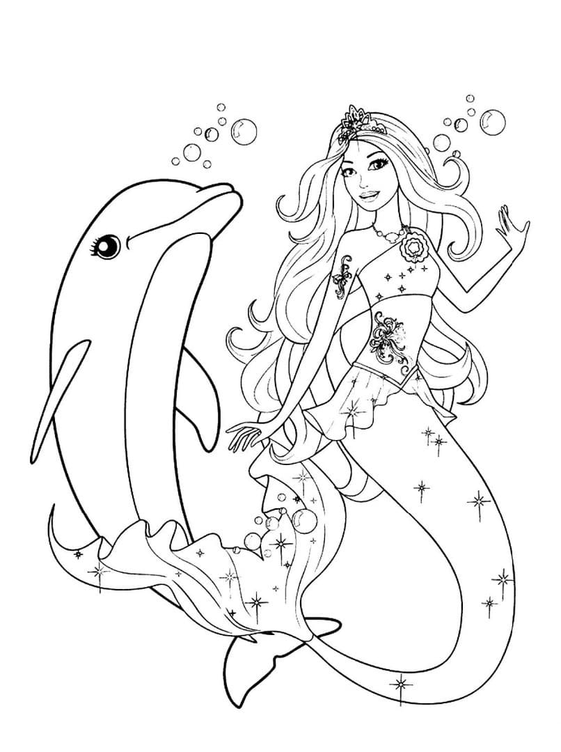 Mermaid Coloring Pages Free Printable 89