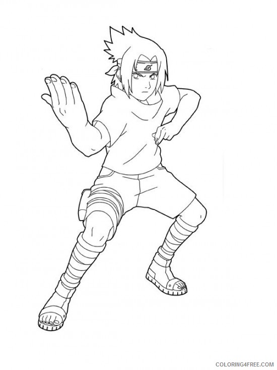 Naruto Chibi Characters Coloring Pages Printables 123