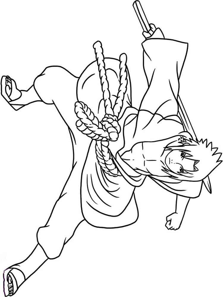 Naruto Chibi Characters Coloring Pages Printables 14