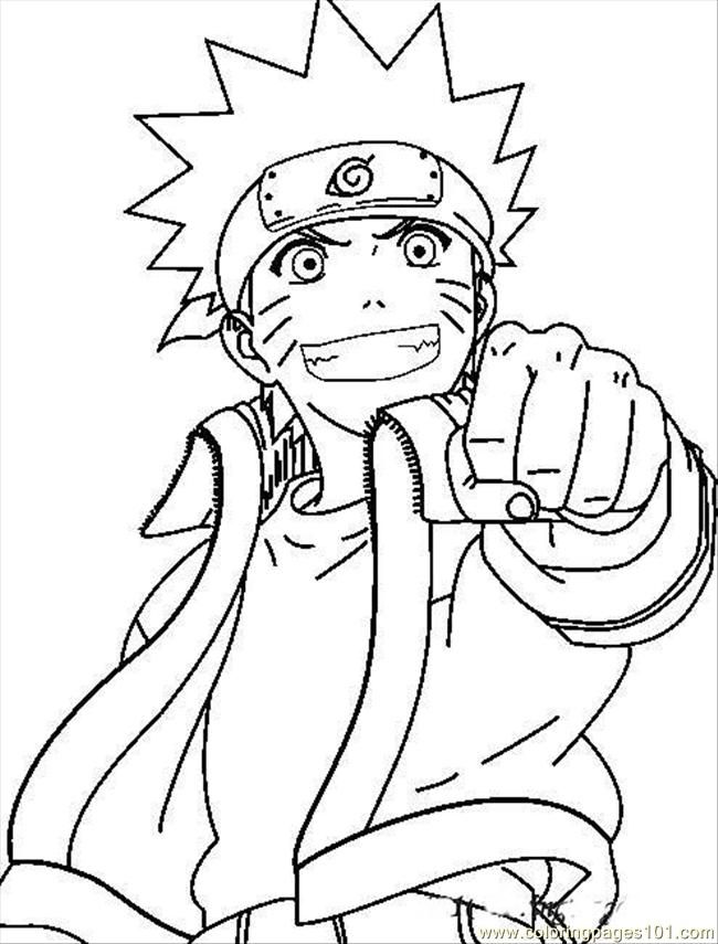 Naruto Chibi Characters Coloring Pages Printables 15