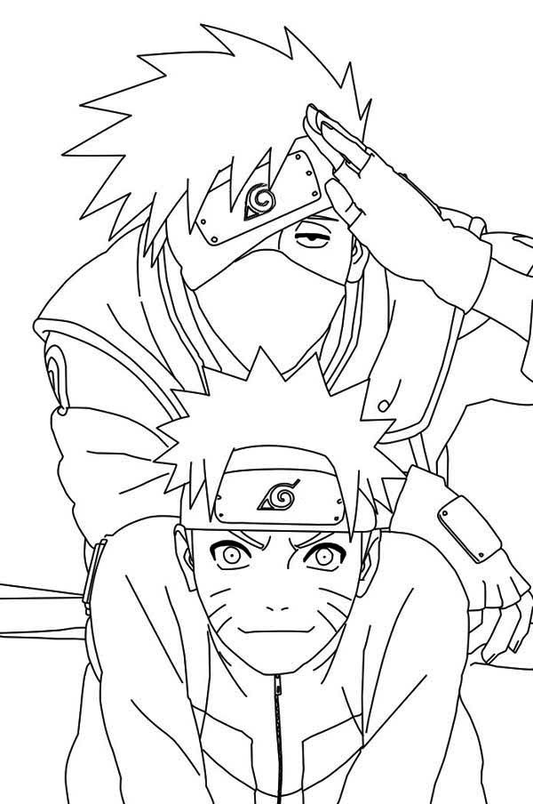 Naruto Chibi Characters Coloring Pages Printables 32