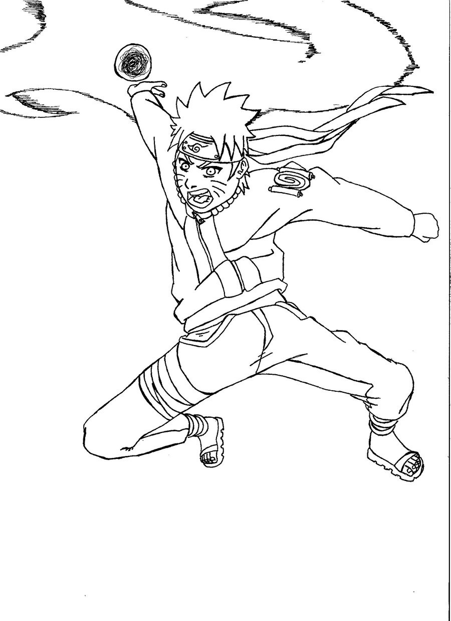 Naruto Chibi Characters Coloring Pages Printables 66