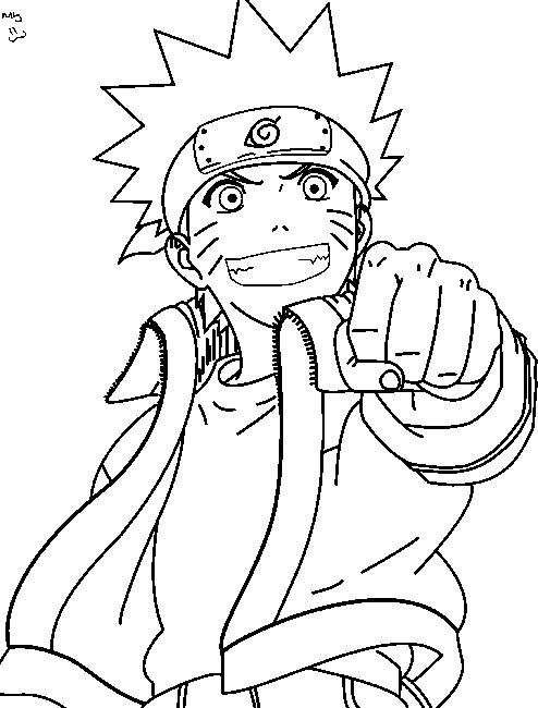 Naruto Chibi Characters Coloring Pages Printables 84