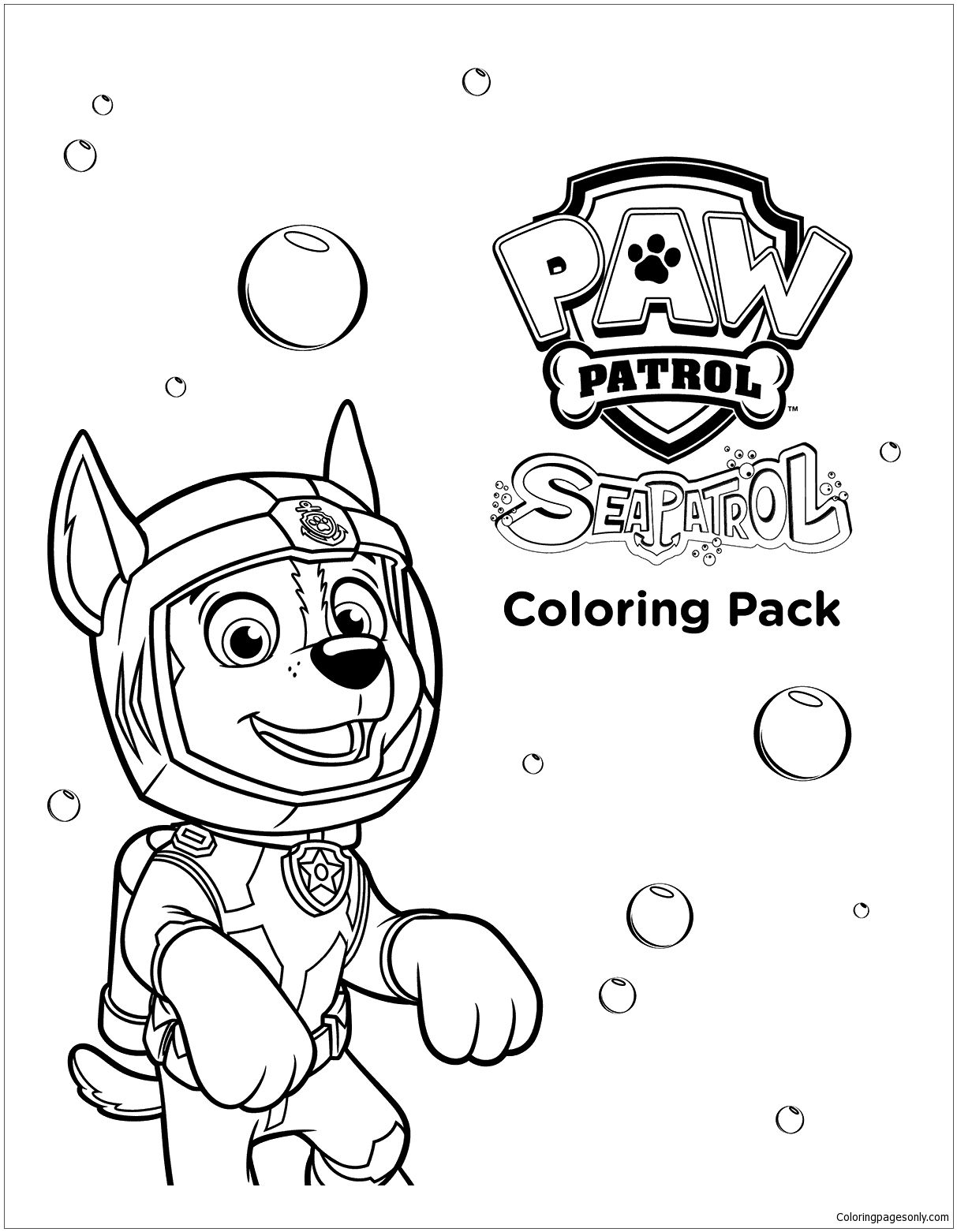 Paw Patrol Coloring Pages FREE Printable 10