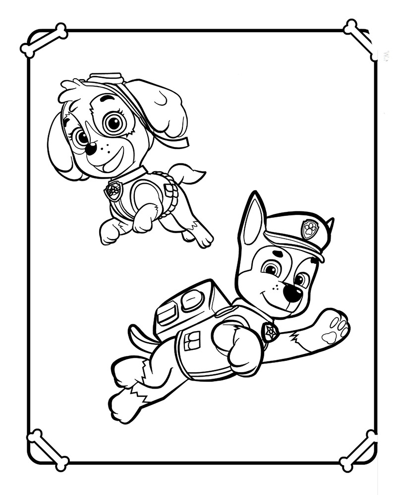 Paw Patrol Coloring Pages FREE Printable 101