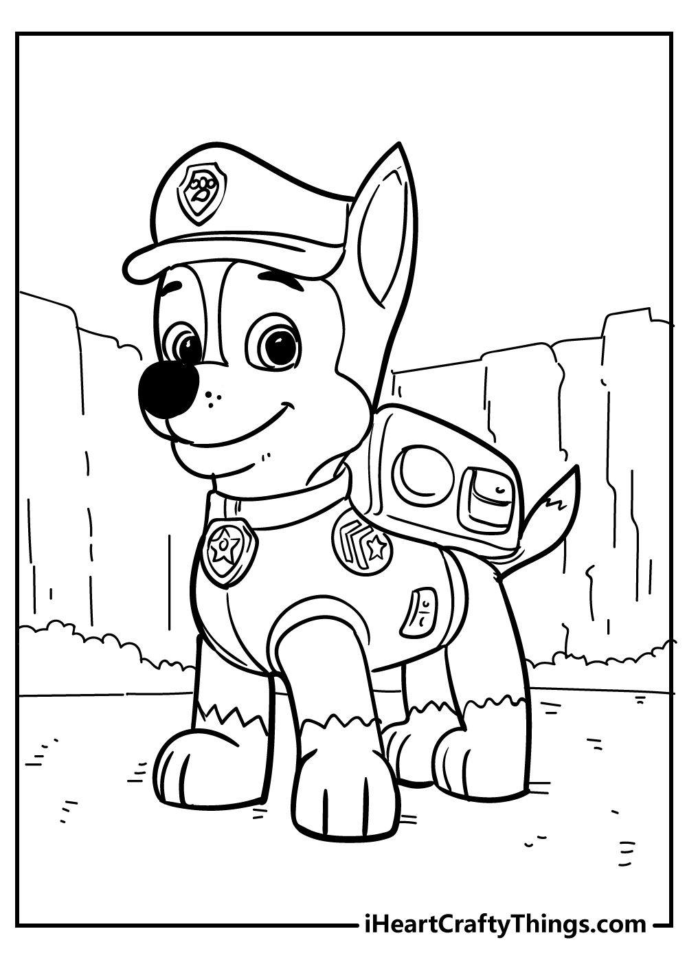 Paw Patrol Coloring Pages FREE Printable 104