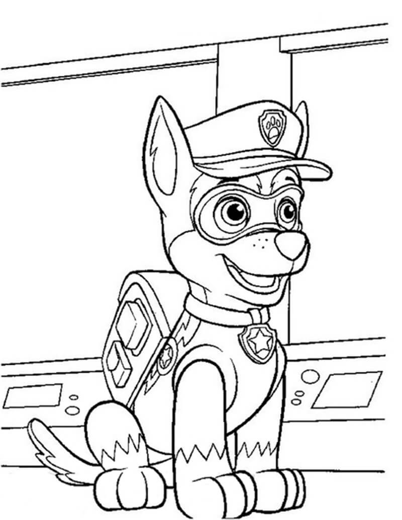 Paw Patrol Coloring Pages FREE Printable 107