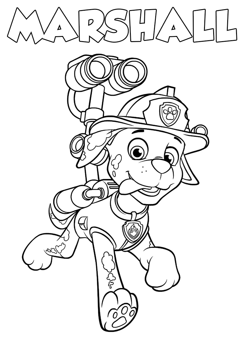 Paw Patrol Coloring Pages FREE Printable 111