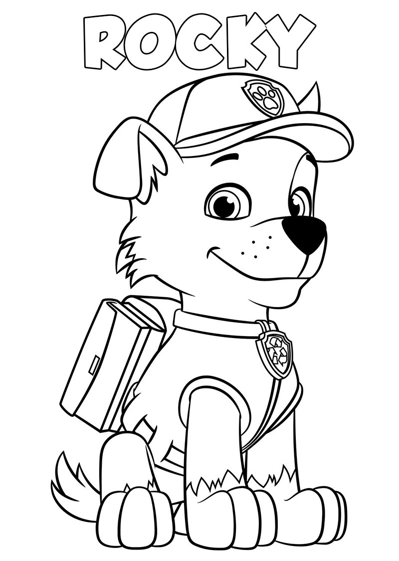 Paw Patrol Coloring Pages FREE Printable 112