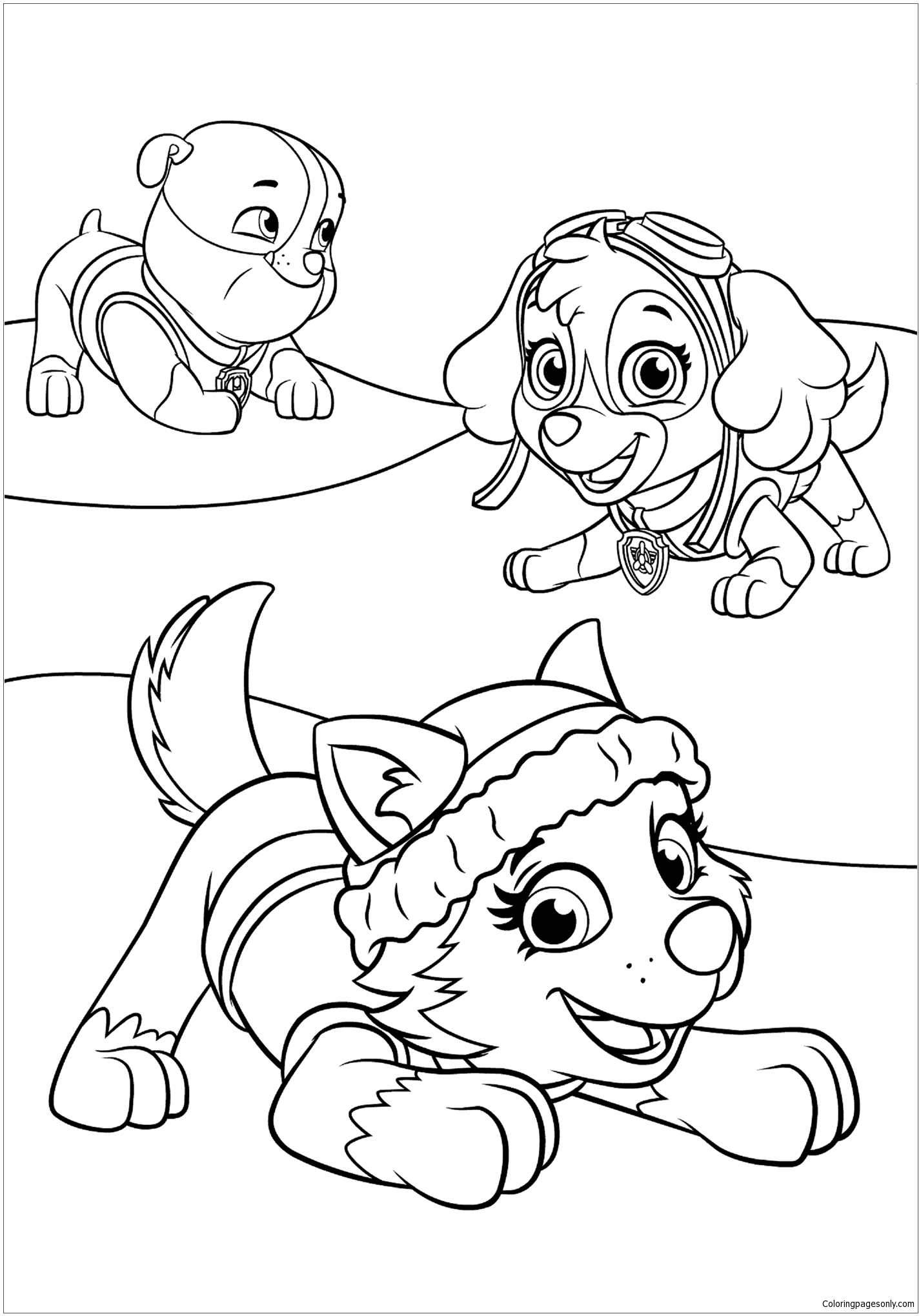 Paw Patrol Coloring Pages FREE Printable 116