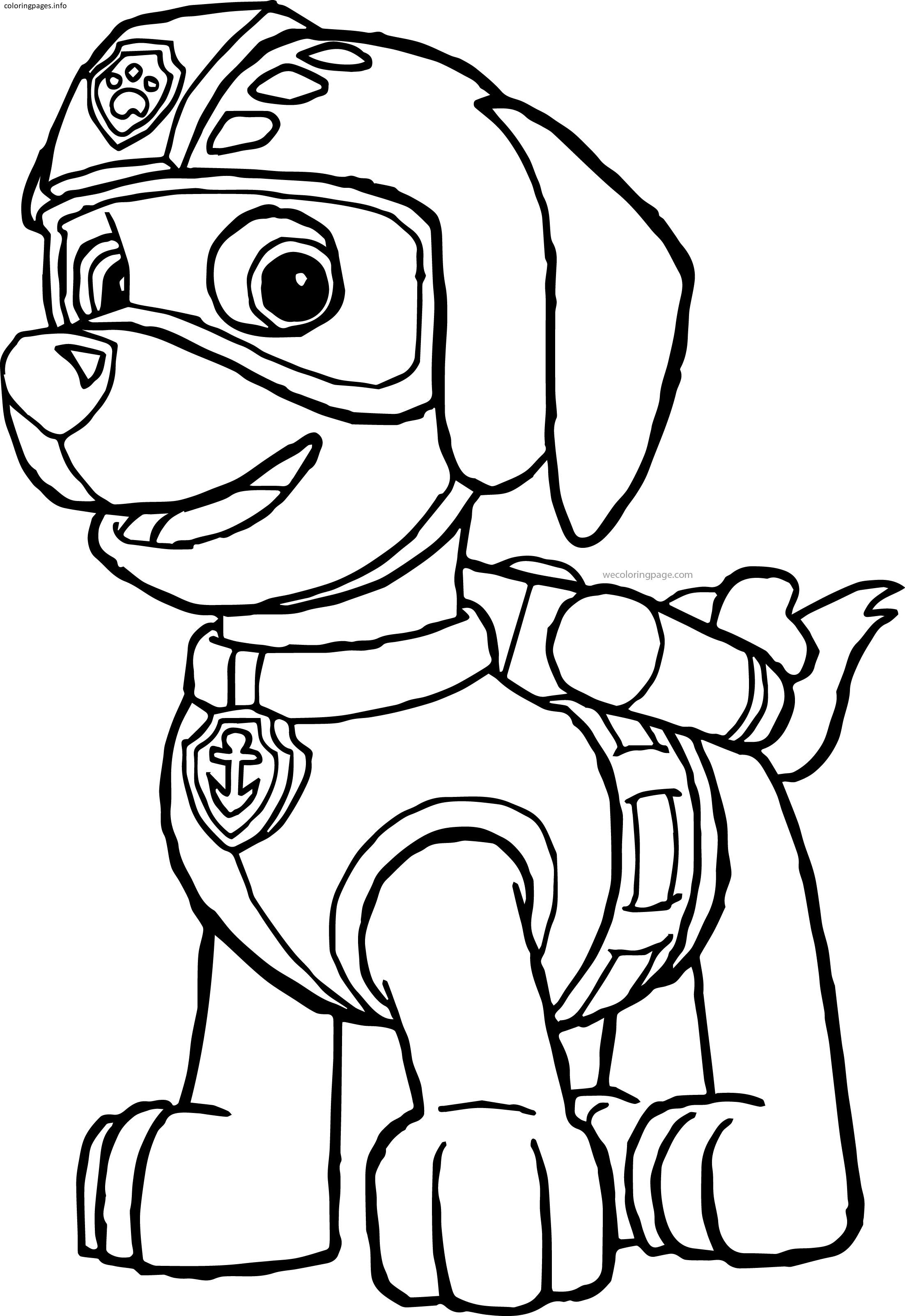 Paw Patrol Coloring Pages FREE Printable 129
