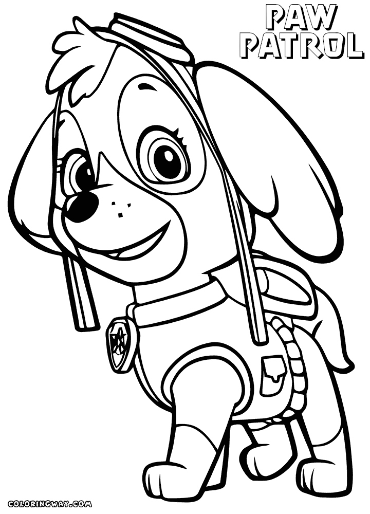 Paw Patrol Coloring Pages FREE Printable 133