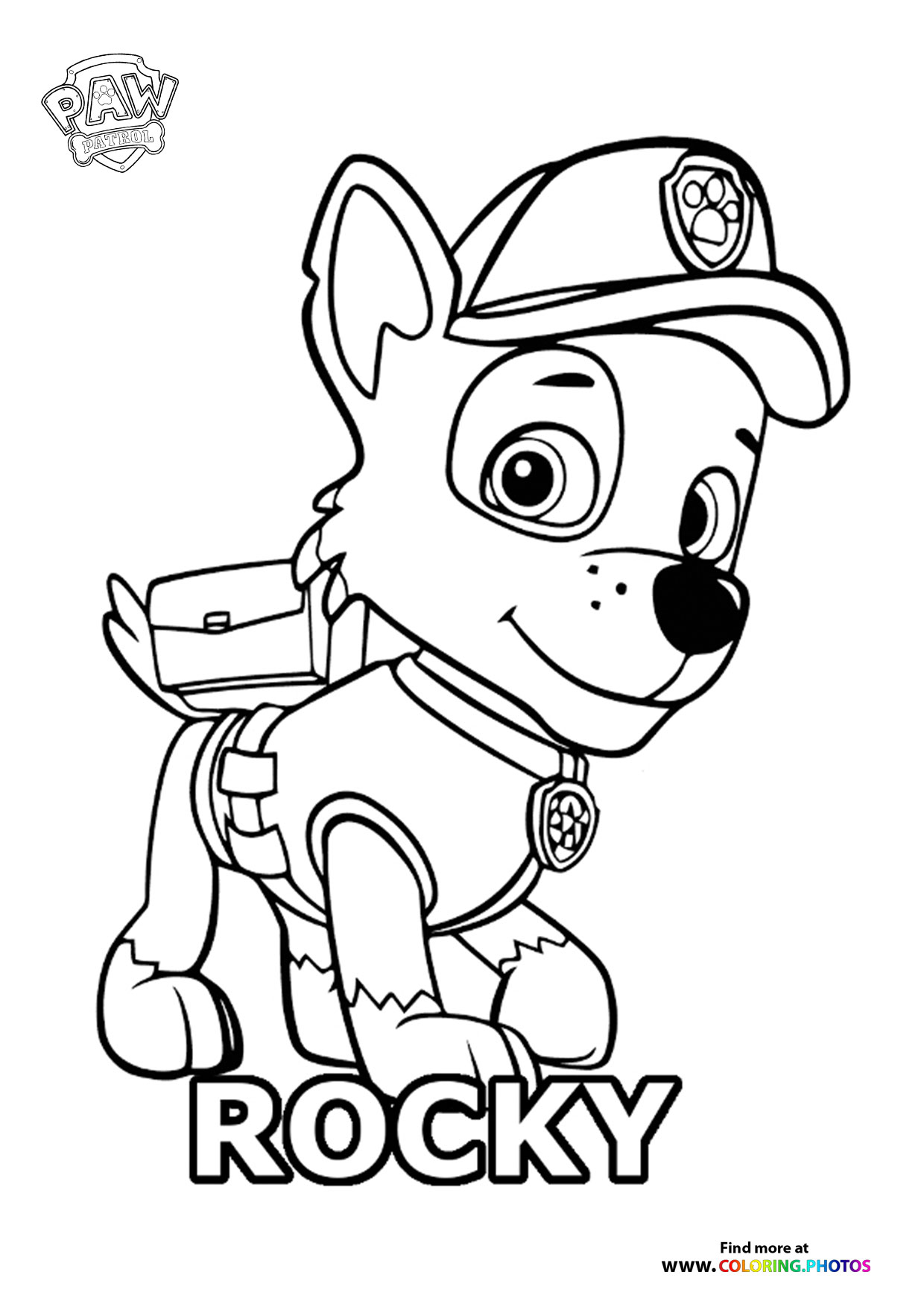 Paw Patrol Coloring Pages FREE Printable 136