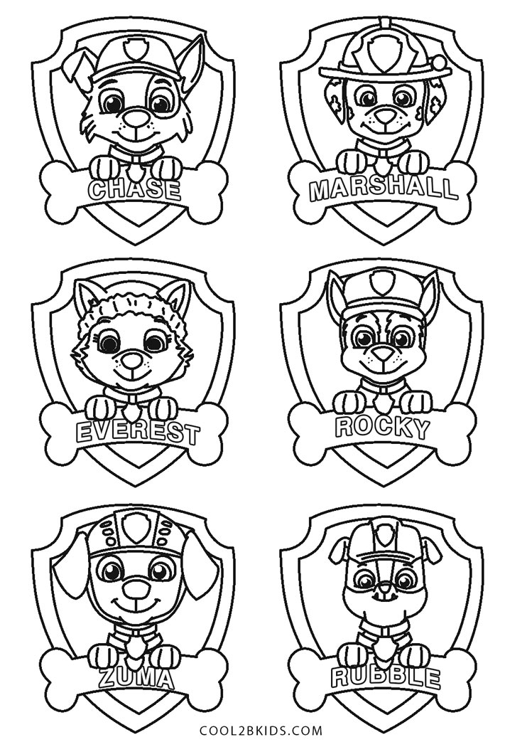Paw Patrol Coloring Pages FREE Printable 137