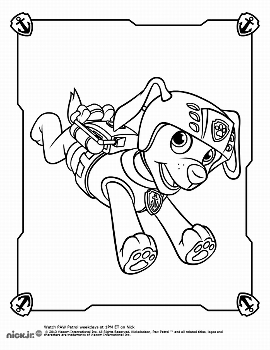 Paw Patrol Coloring Pages FREE Printable 138