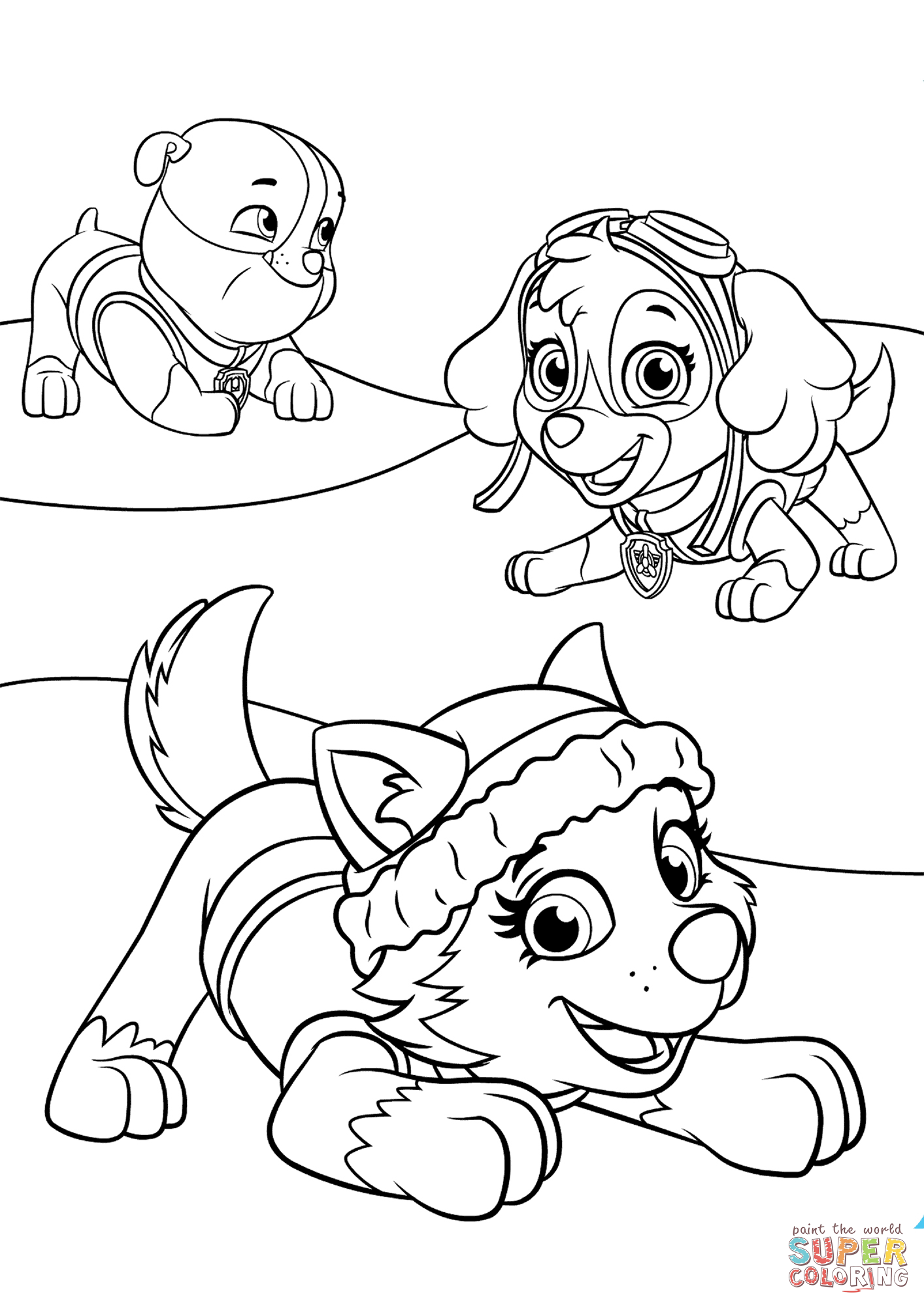 Paw Patrol Coloring Pages FREE Printable 140