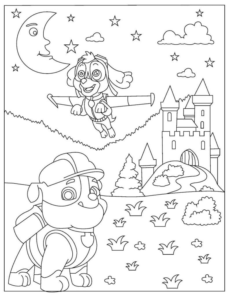 Paw Patrol Coloring Pages FREE Printable 142