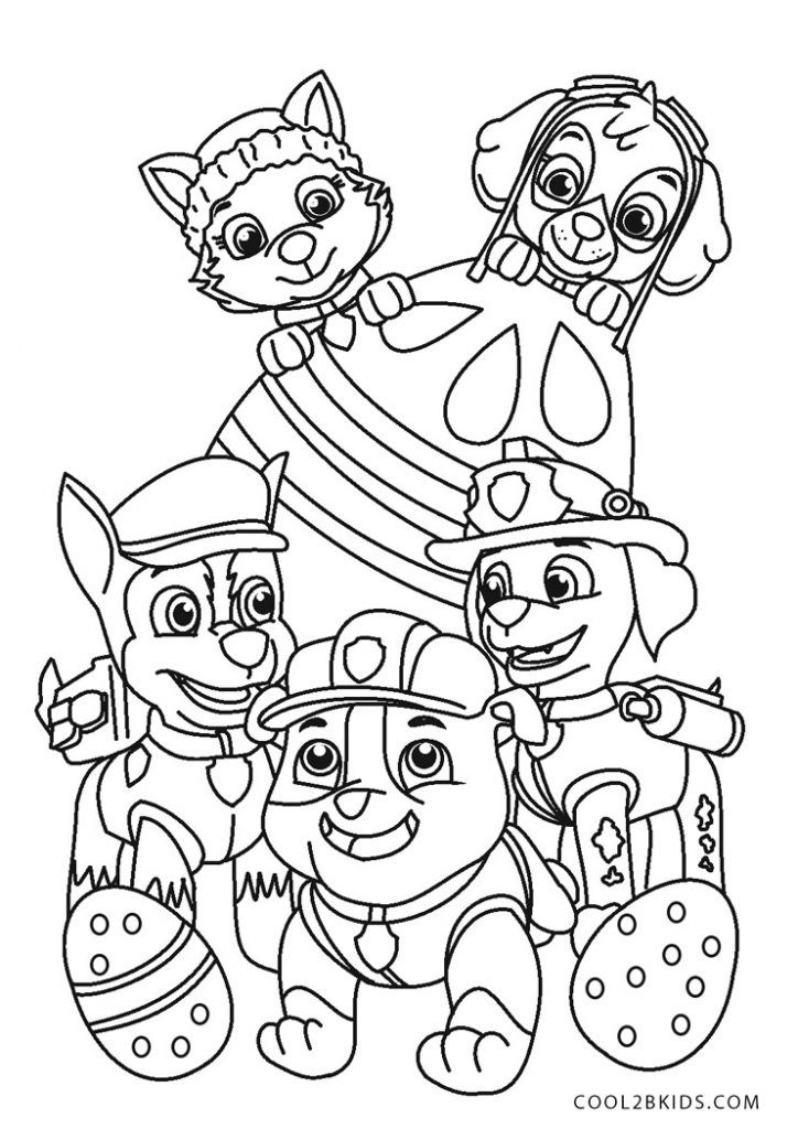 Paw Patrol Coloring Pages FREE Printable 144
