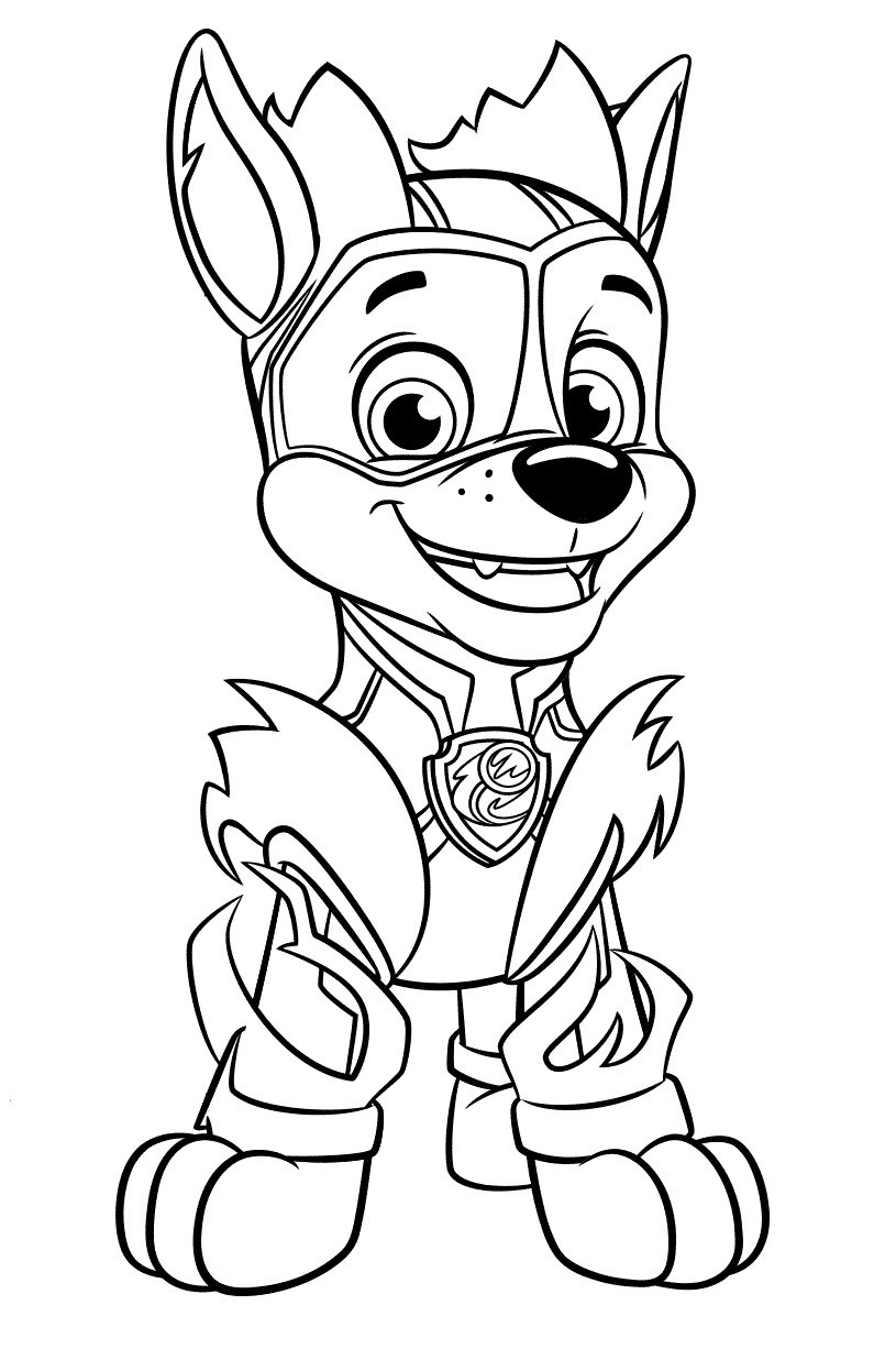 Paw Patrol Coloring Pages FREE Printable 147