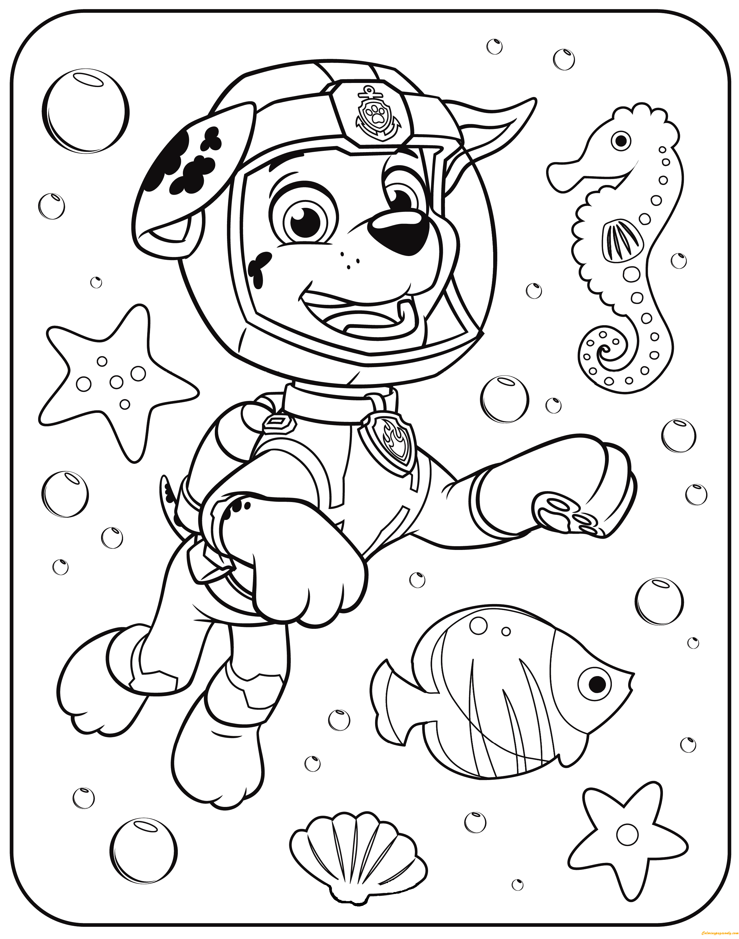 Paw Patrol Coloring Pages FREE Printable 149