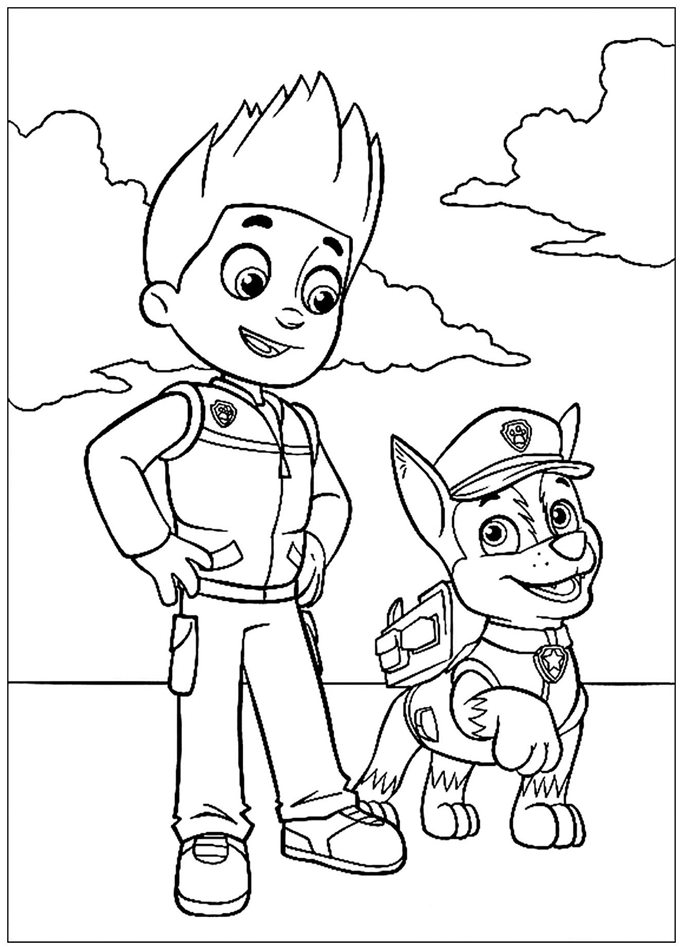Paw Patrol Coloring Pages FREE Printable 155