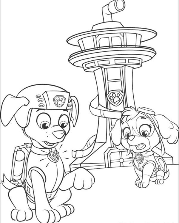 Paw Patrol Coloring Pages FREE Printable 158