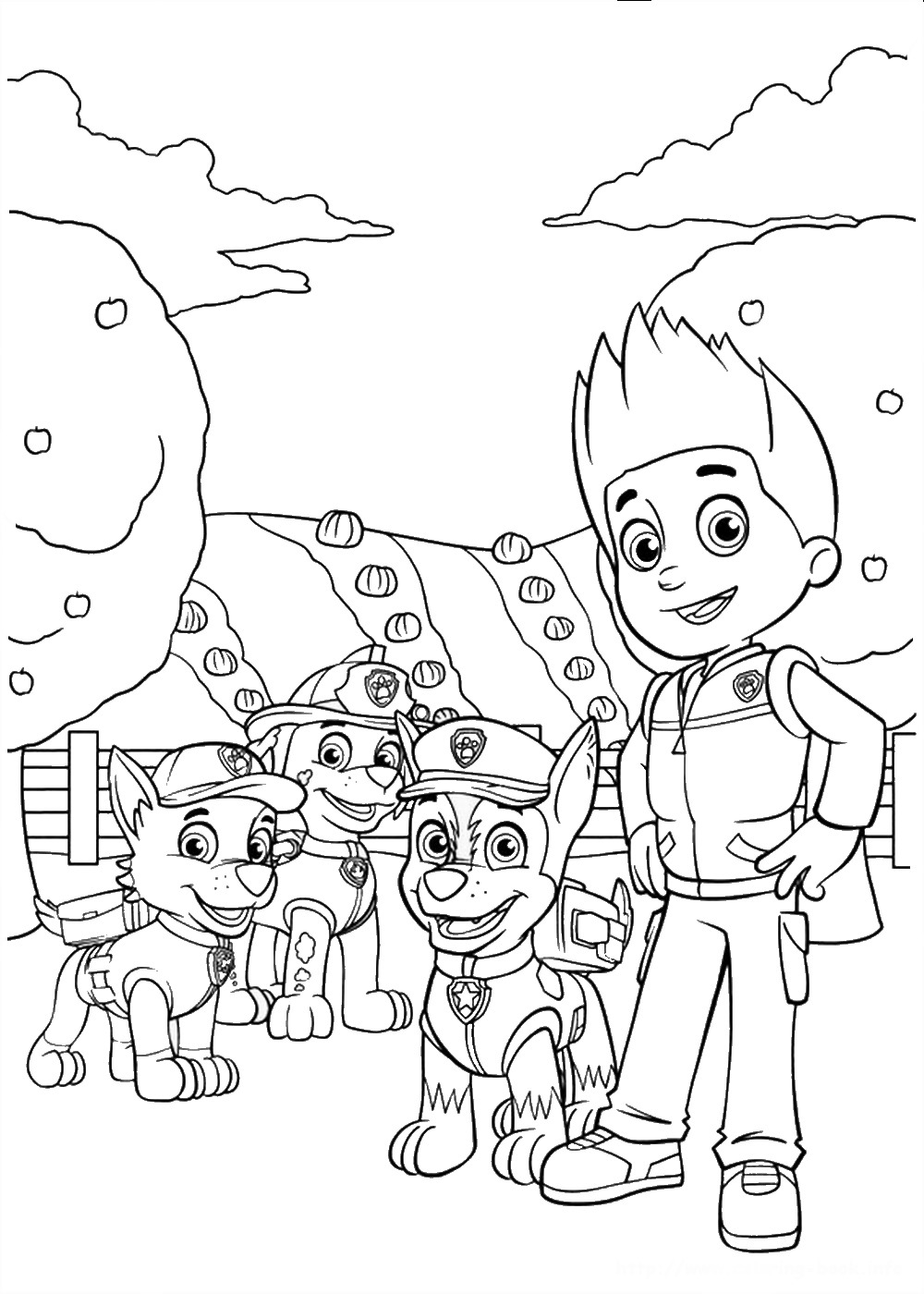 Paw Patrol Coloring Pages FREE Printable 159