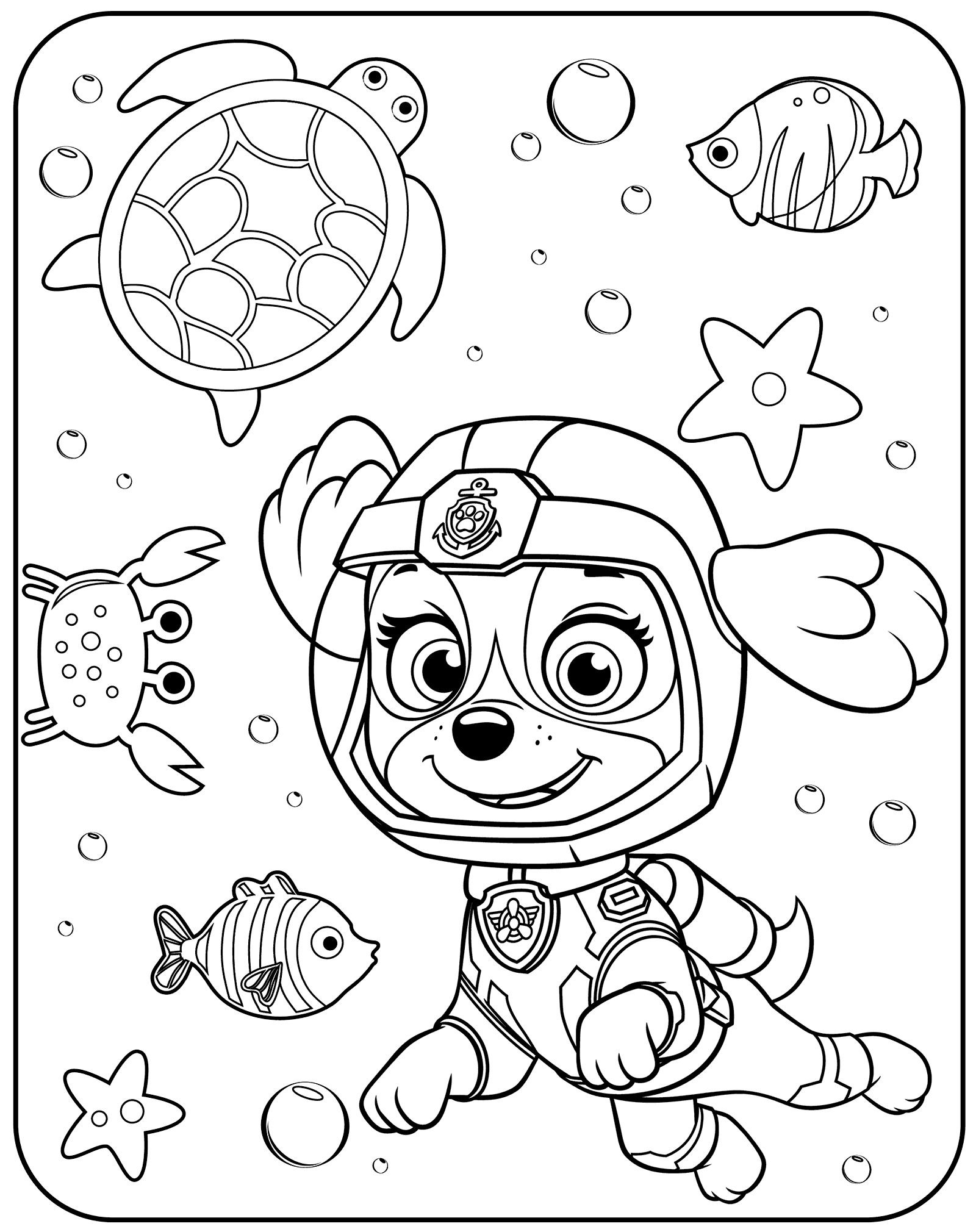 Paw Patrol Coloring Pages FREE Printable 20
