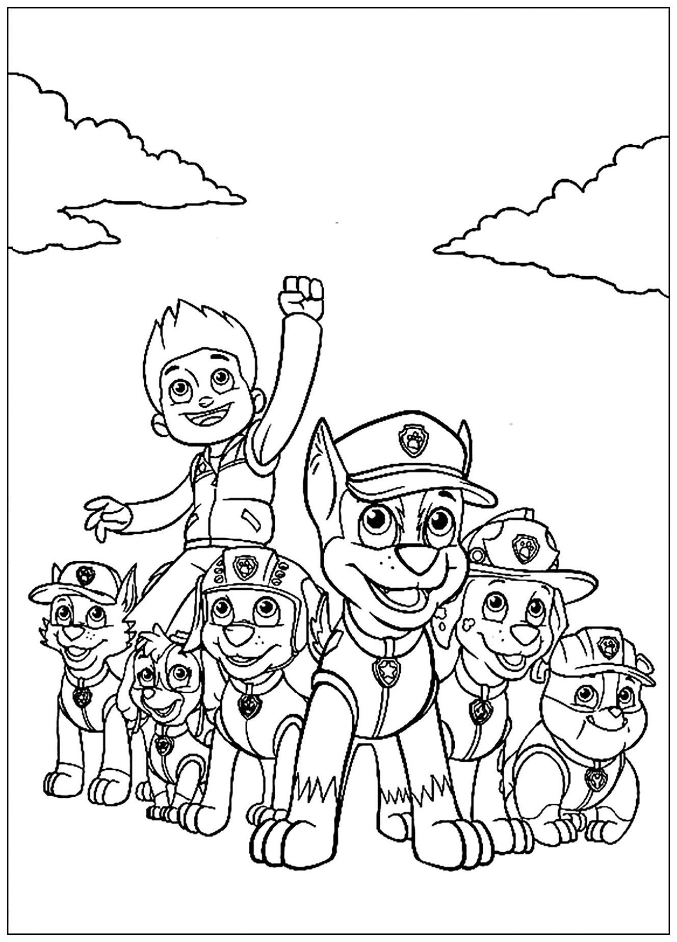 Paw Patrol Coloring Pages FREE Printable 26