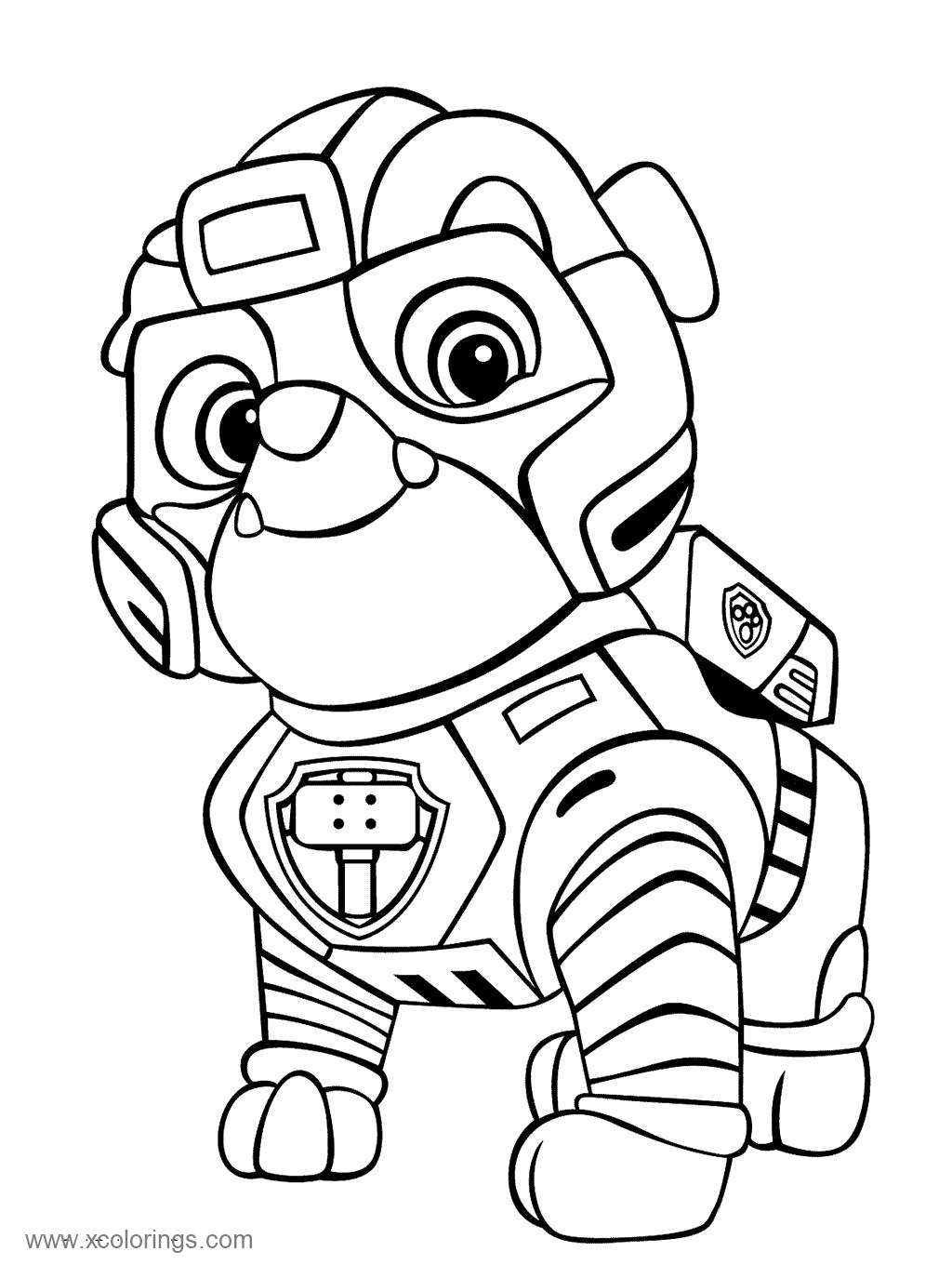 Paw Patrol Coloring Pages FREE Printable 3