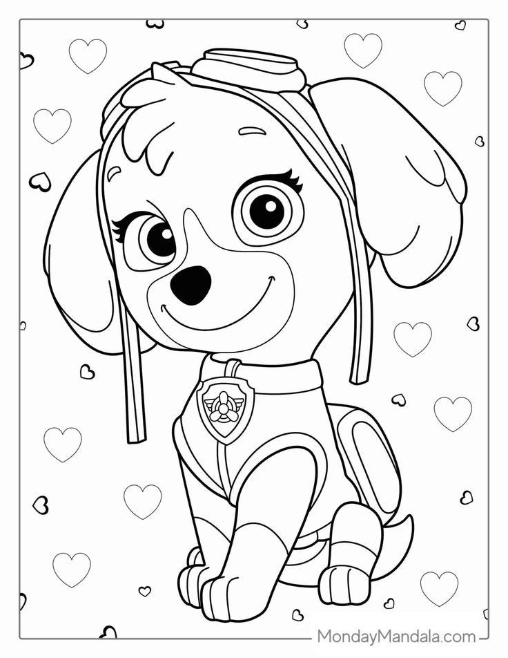 Paw Patrol Coloring Pages FREE Printable 38