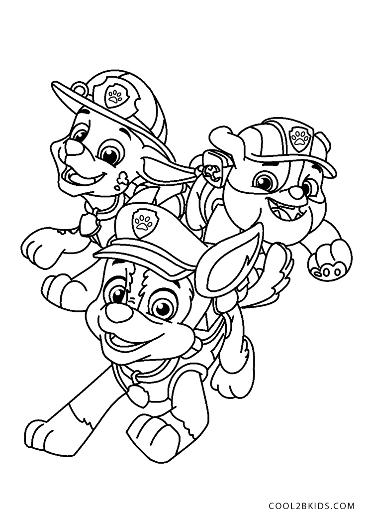 Paw Patrol Coloring Pages FREE Printable 42