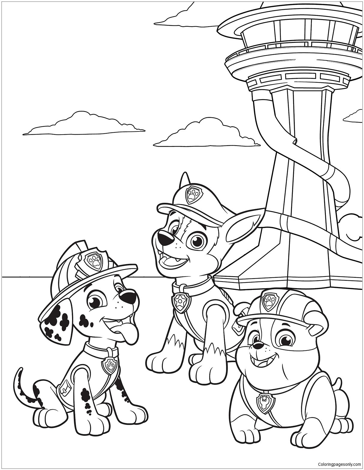 Paw Patrol Coloring Pages FREE Printable 43
