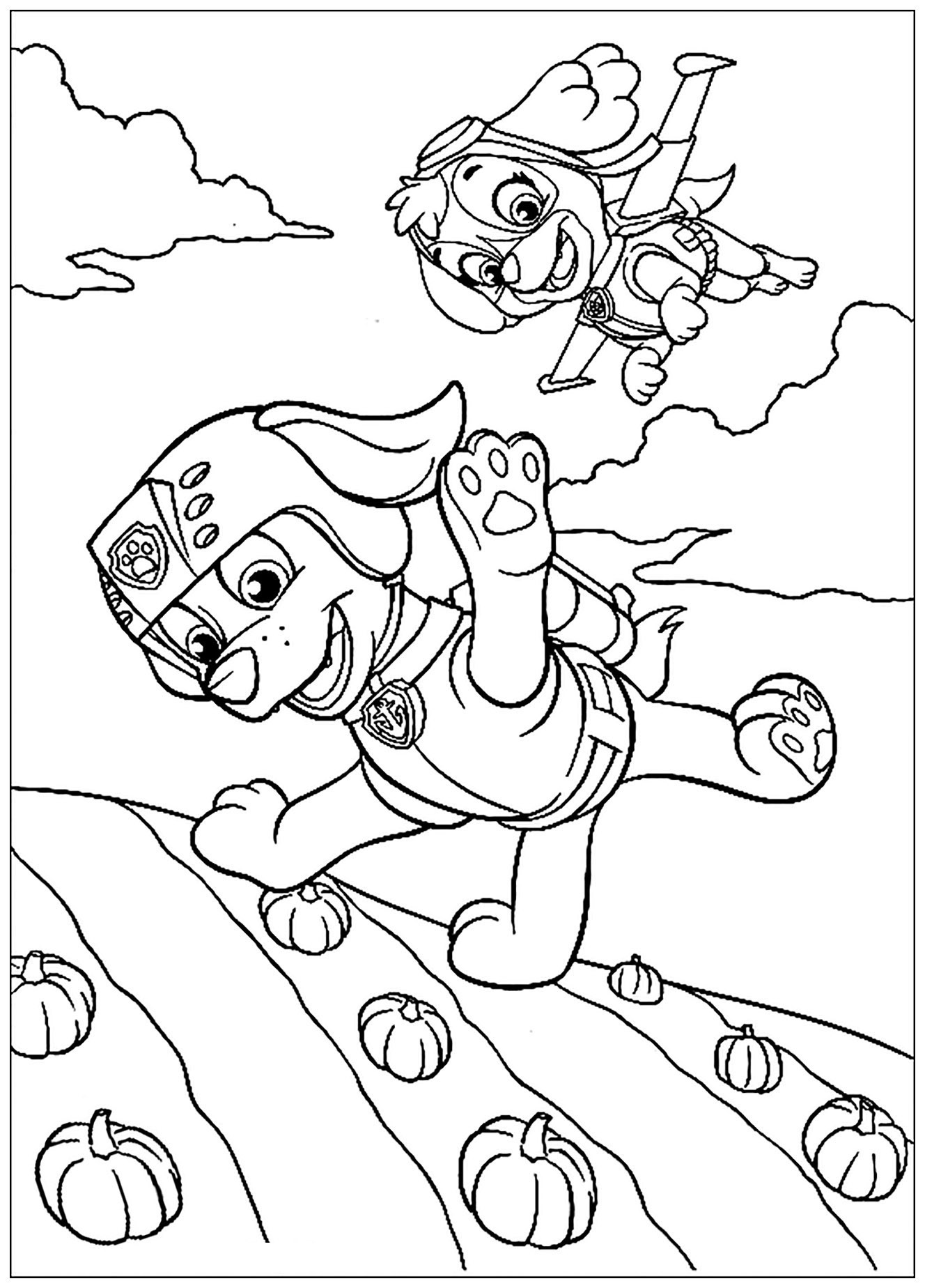 Paw Patrol Coloring Pages FREE Printable 51
