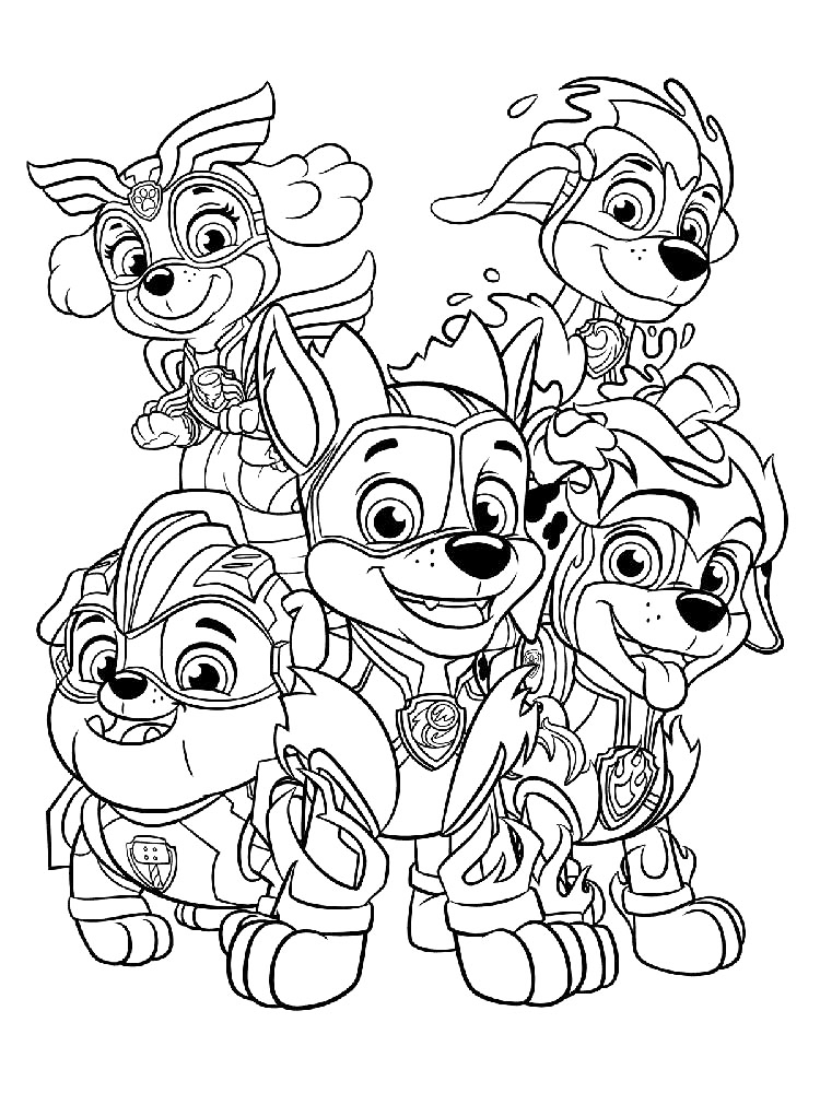 Paw Patrol Coloring Pages FREE Printable 62