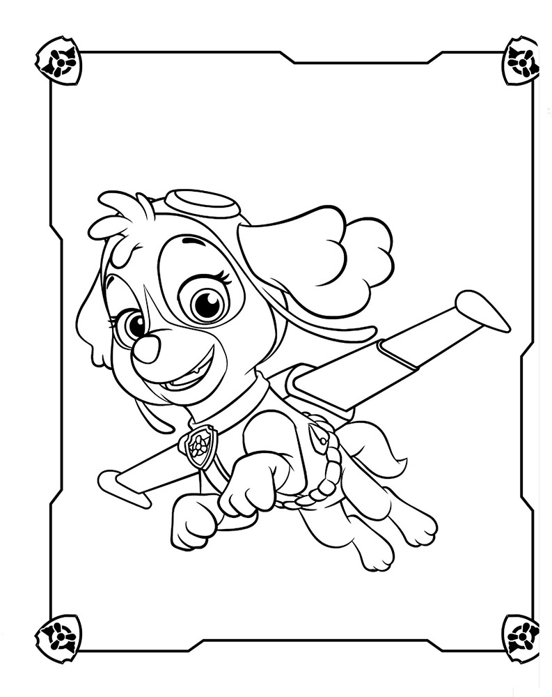 Paw Patrol Coloring Pages FREE Printable 71