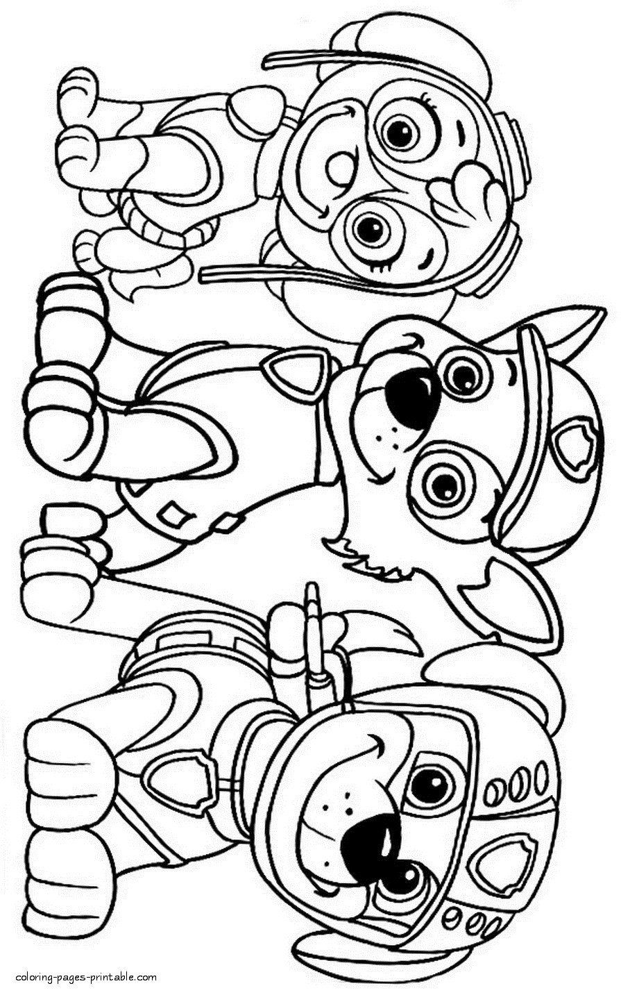 Paw Patrol Coloring Pages FREE Printable 88