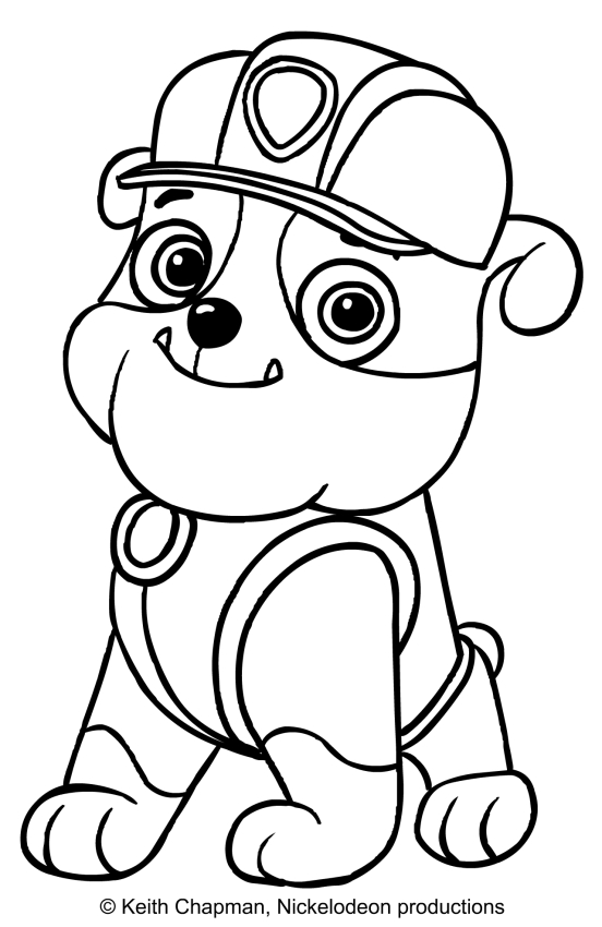 Paw Patrol Coloring Pages FREE Printable 9