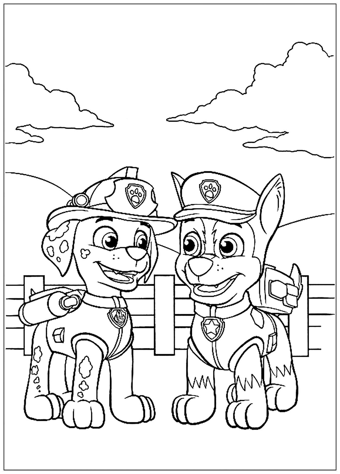 Paw Patrol Coloring Pages FREE Printable 94