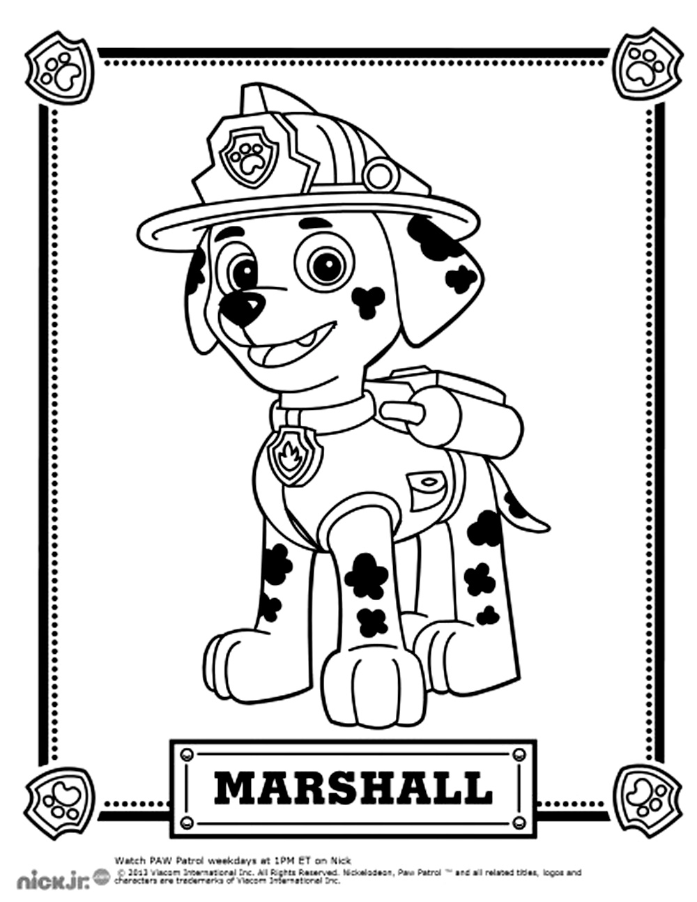 Paw Patrol Coloring Pages FREE Printable 95