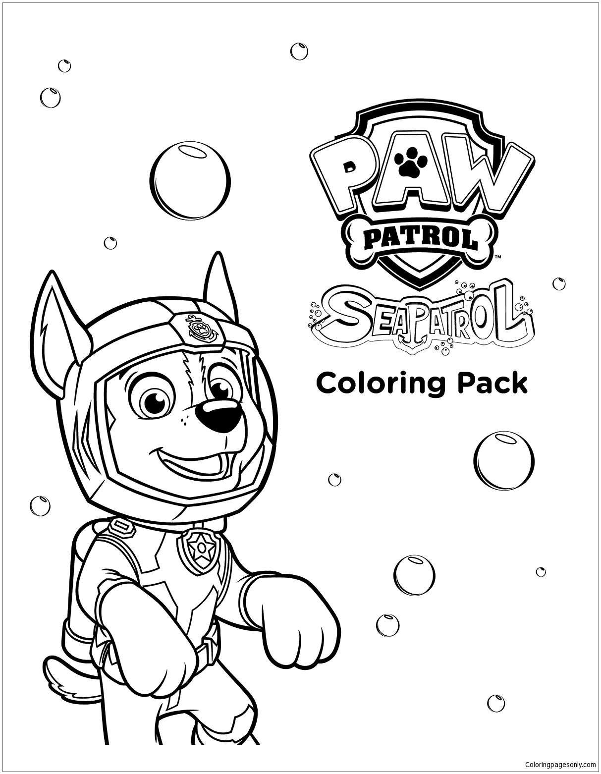 Paw Patrol Coloring Pages FREE Printable 96