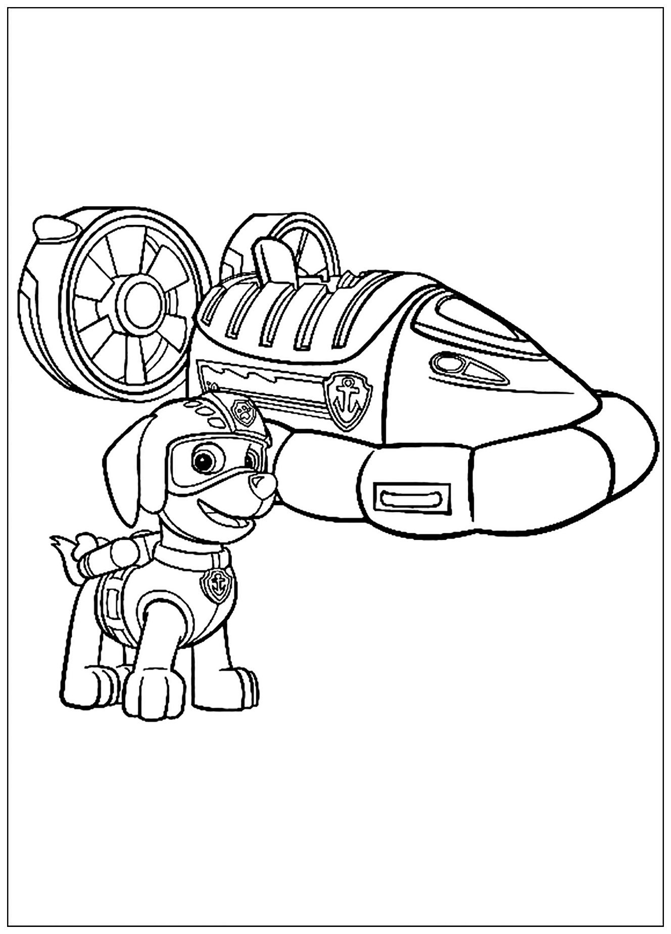 Paw Patrol Coloring Pages FREE Printable 98