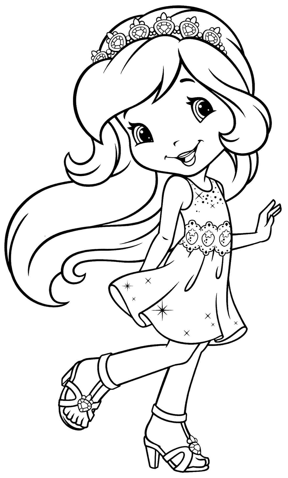 Pretty Girl coloring Pages Aesthetic 14