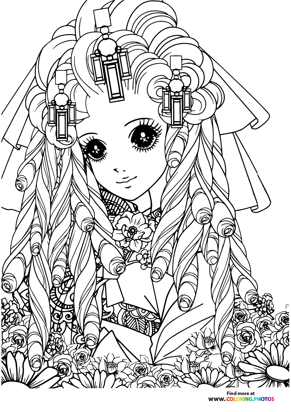 Pretty Girl coloring Pages Aesthetic 20